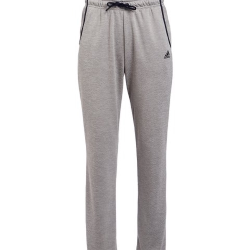 Gray & Black Open-Hem Sweatpants